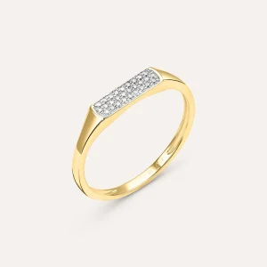 Anello Chevalier Claire Oro Giallo Cubic Zirconia