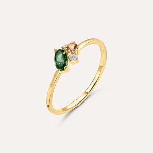 Anello Fantasia Claire Oro Giallo Cubic Zirconia