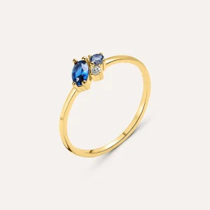 Anello Fantasia Claire Oro Giallo Cubic Zirconia