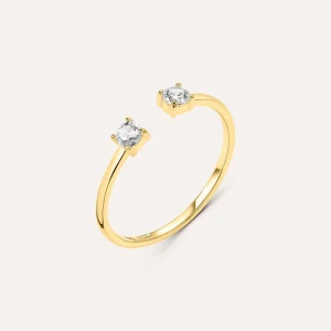 Anello Fantasia Claire Oro Giallo Cubic Zirconia