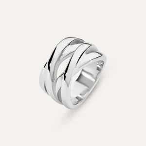 Anello Fascia Moonlight Acciaio