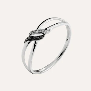 Anello Fascia Sophia Oro Bianco Diamante