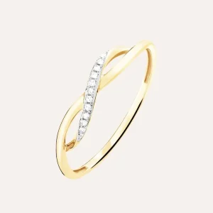 Anello Fascia Sophia Oro Giallo Diamante