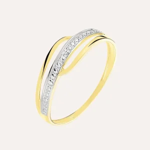 Anello Fascia Sophia Oro Giallo Diamante