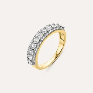 Anello Fascia Sophia Oro Giallo Diamante