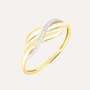 Anello Fascia Sophia Oro Giallo Diamante