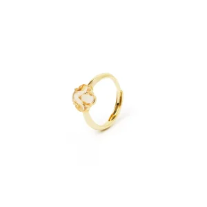 Anello fiore cabochon Juliet