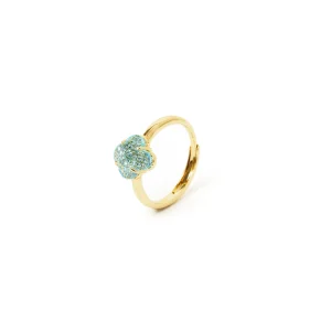 Anello fiore pavè Juliet