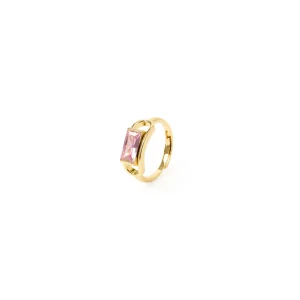 Anello ovale e baguette Pulse