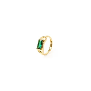 Anello ovale e baguette Pulse