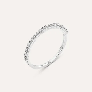 Anello Riviere Claire Oro Bianco Cubic Zirconia
