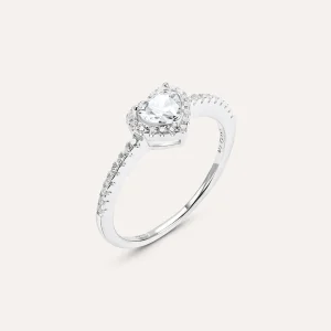 Anello Solitario Silver Elegance Argento Rodiato Cubic Zirconia