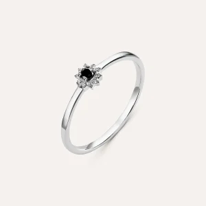 Anello Solitario Sophia Oro Bianco Diamante
