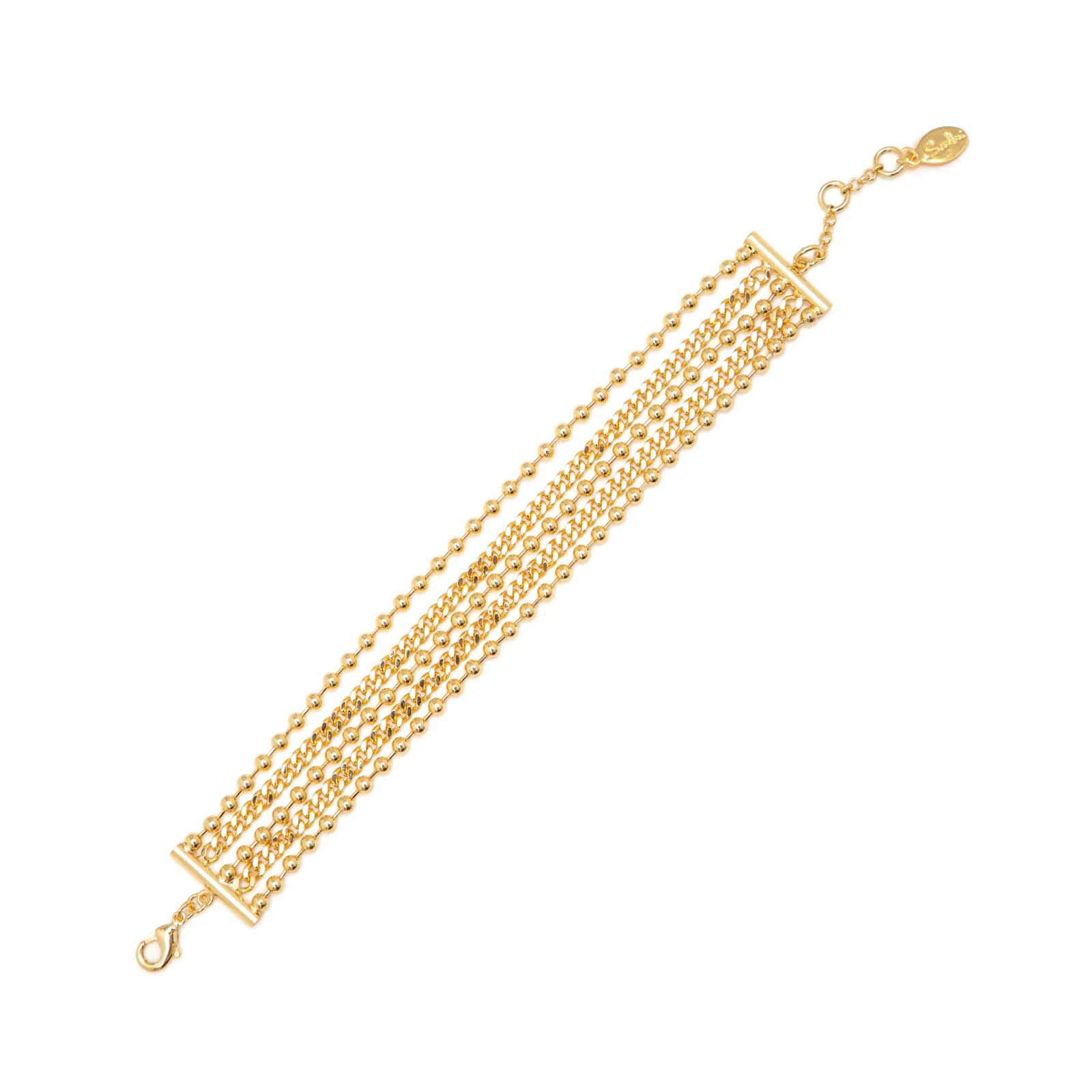 Bracciale boule e groumette Sissi