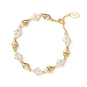Bracciale di triangolini e rombi Eva