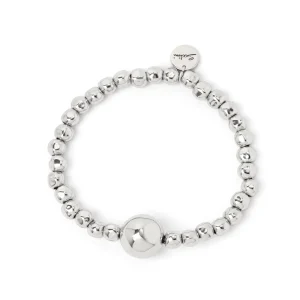 Bracciale elastico con grande boule Andromeda