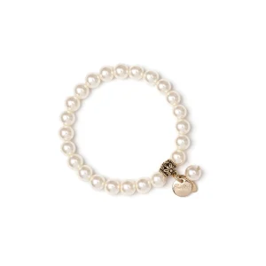 Bracciale elastico di grandi perle Kelly