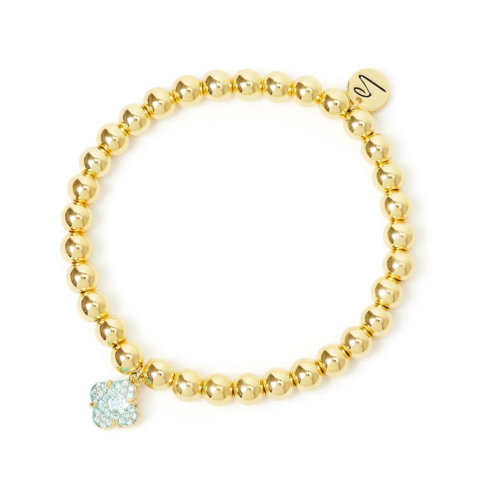 Bracciale elastico fiore pavè Juliet