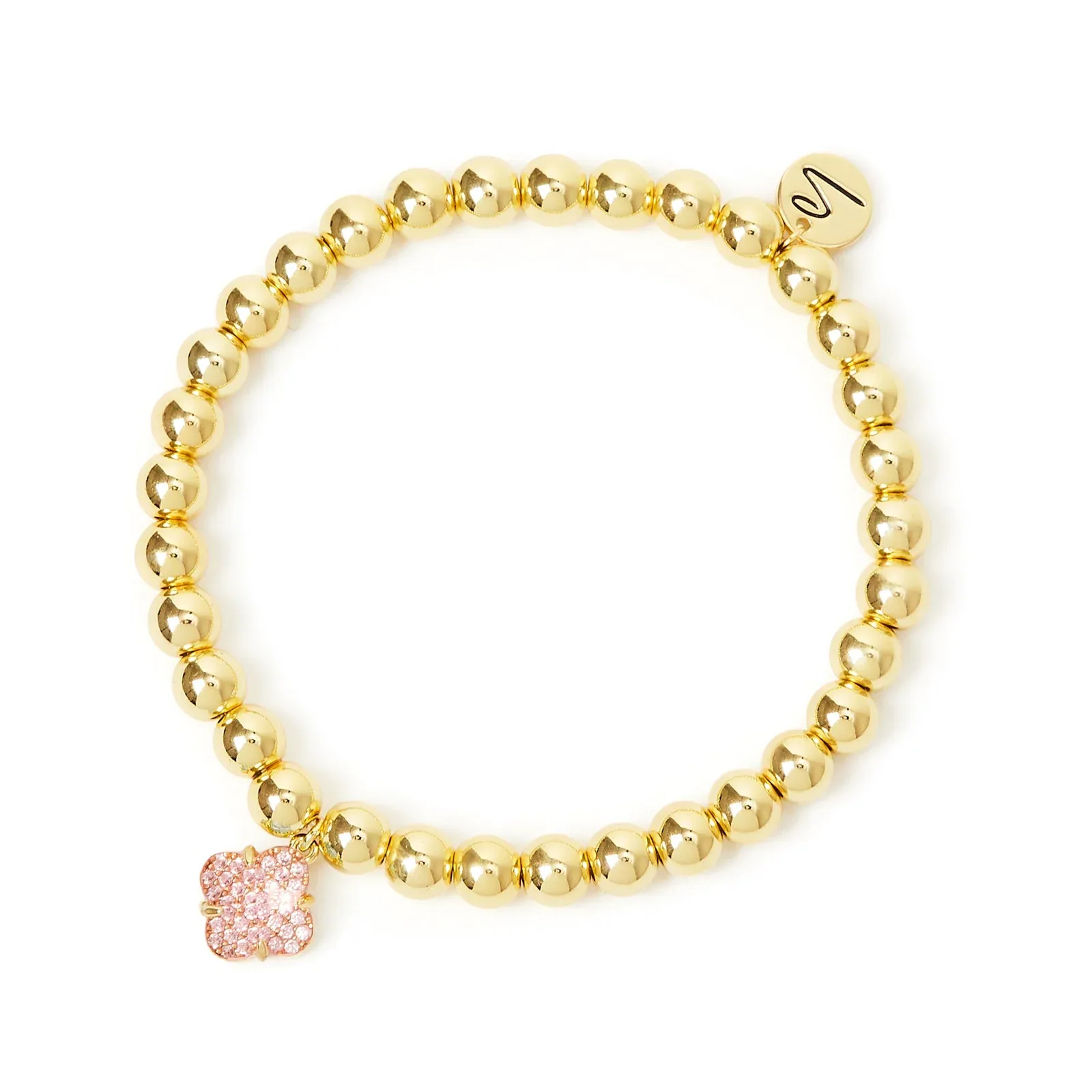 Bracciale elastico fiore pavè Juliet