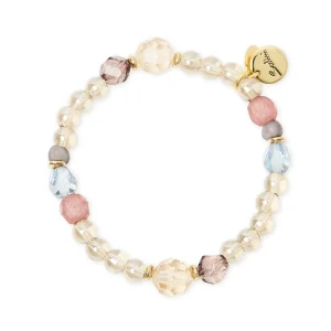 Bracciale elastico sfere e perline Rea