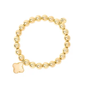 Bracciale elastico sfere fiore Juliet