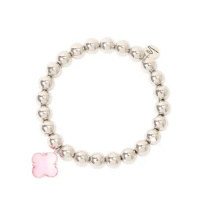Bracciale elastico sfere fiore Juliet