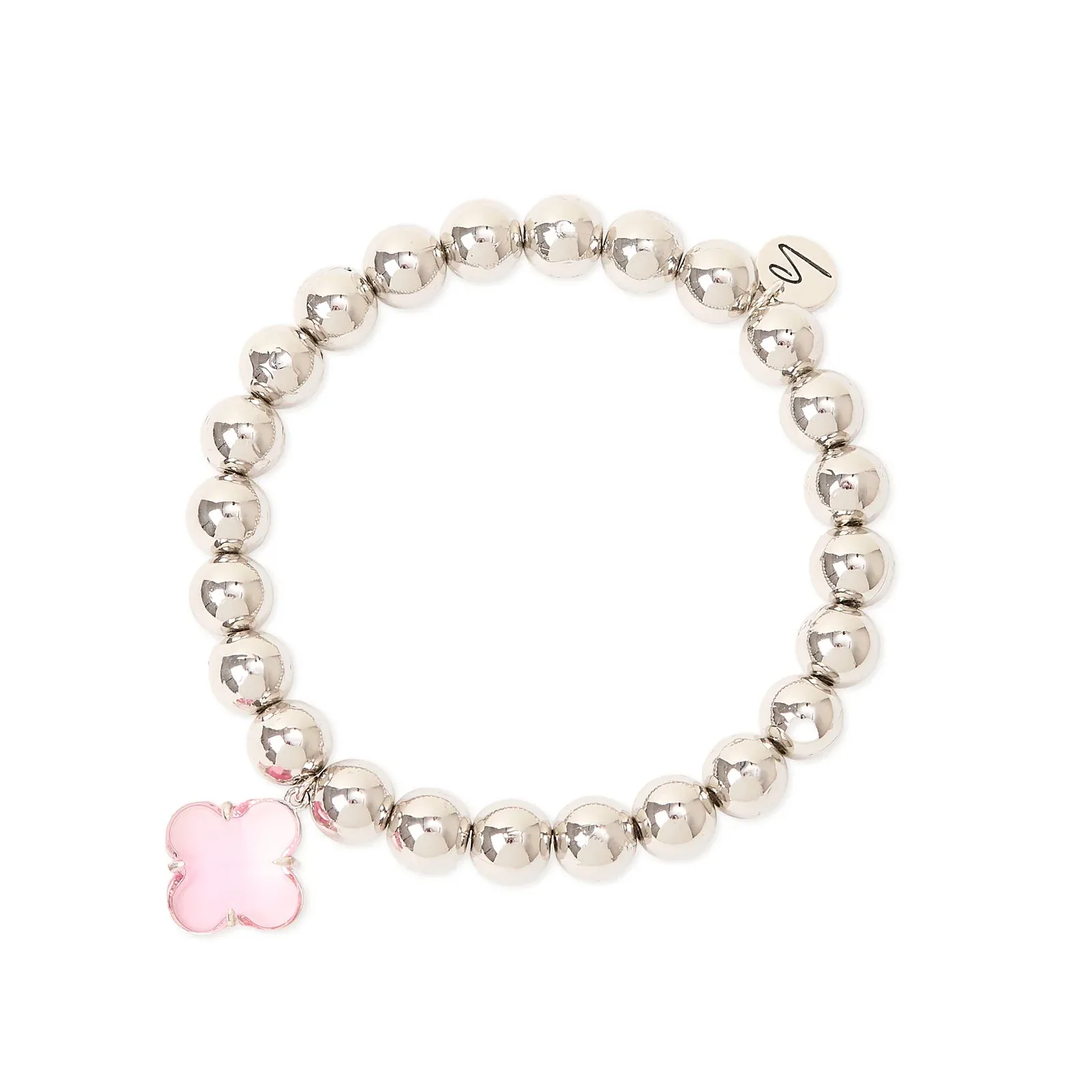 Bracciale elastico sfere fiore Juliet