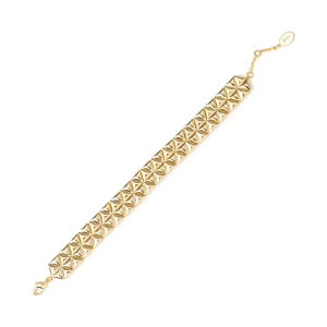 Bracciale fascia e pattern geometrico Eva