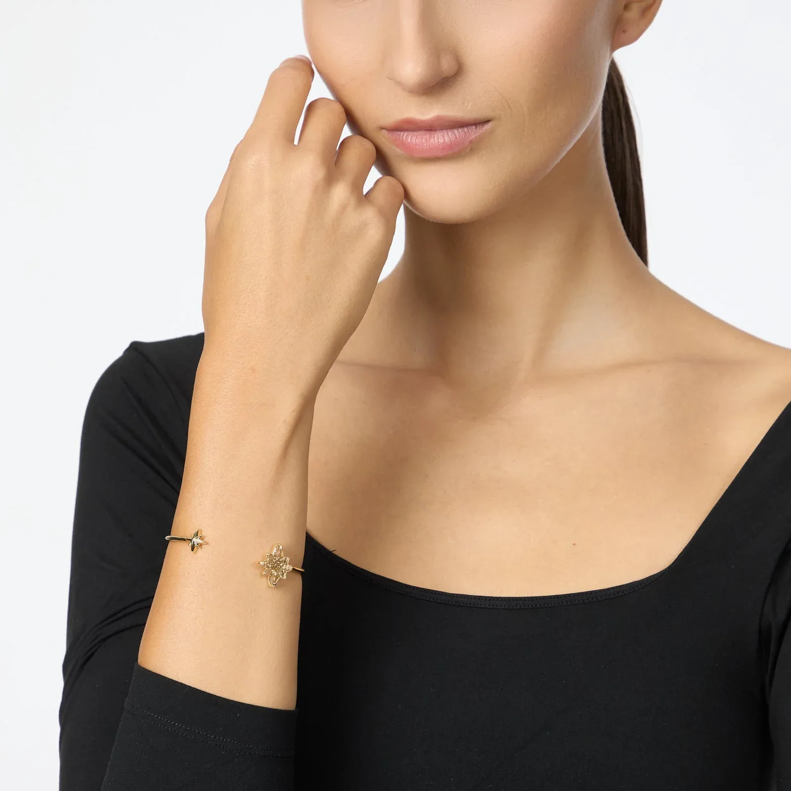 Bracciale rigido con stelle Starlet - immagine 2