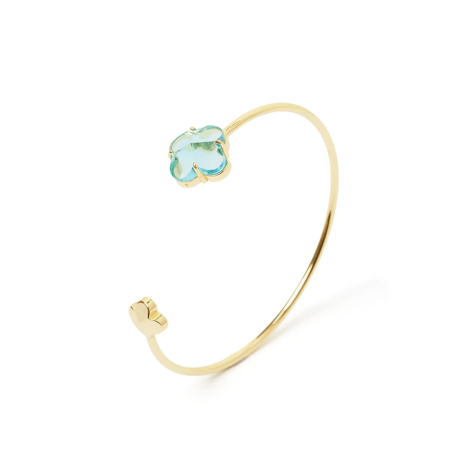 Bracciale rigido due fiori Juliet