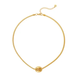 Collana con elemento maglia marina piccola Maris