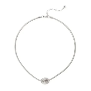 Collana con elemento maglia marina piccola Maris
