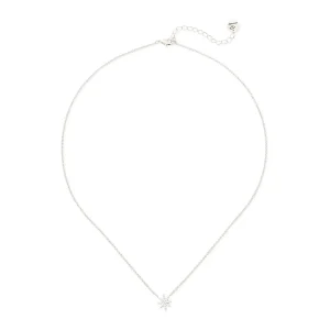 Collana con stella in pavé di zirconi Starlet