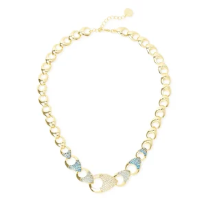 Collana corta a goccia cava Deva