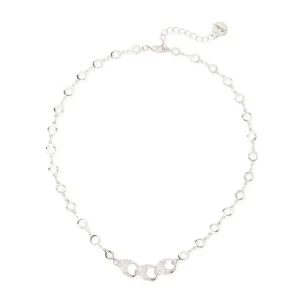 Collana corta anelli e tre gocce Deva