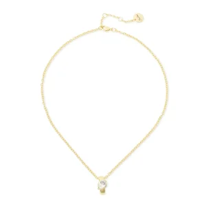 Collana corta anello goccia Emilia