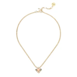 Collana corta charm cristalli zirconi Hera