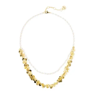 Collana corta doppio filo Eve