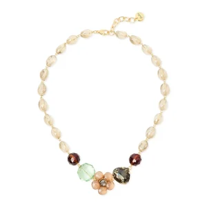 Collana corta fiore Rea