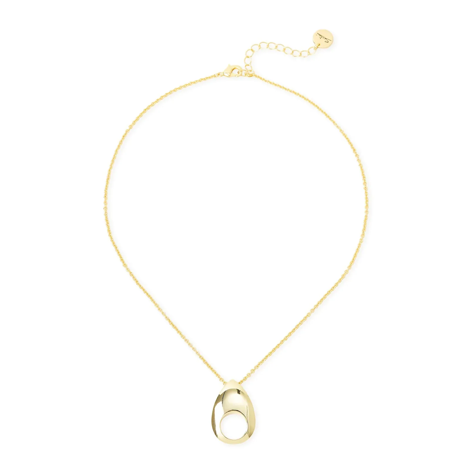 Collana corta pendente a goccia Deva