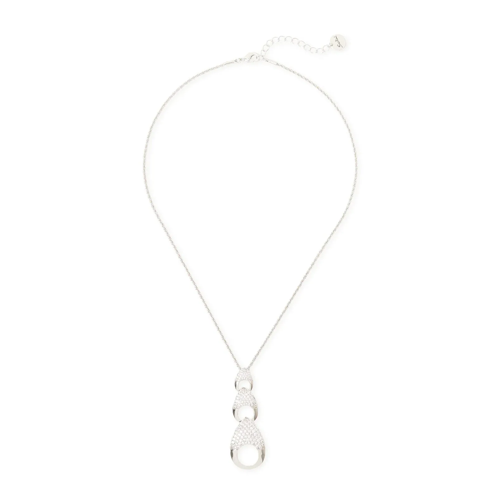 Collana corta pendente tre gocce Deva