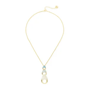 Collana corta pendente tre gocce Deva