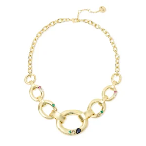 Collana corta rolò e grandi maglie Emilia