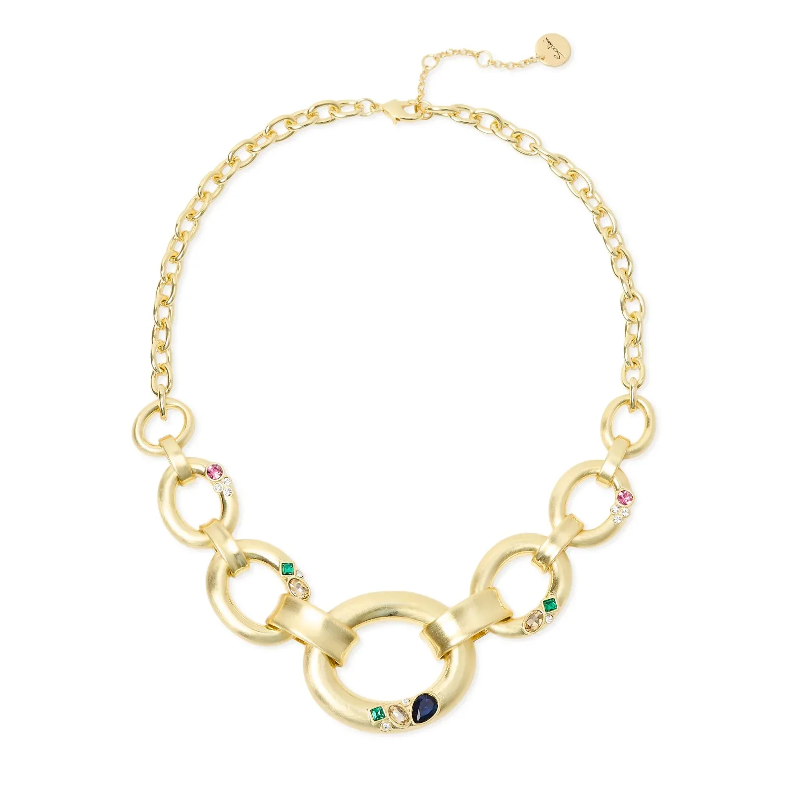 Collana corta rolò e grandi maglie Emilia
