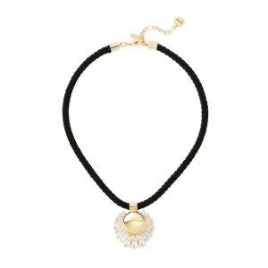 Collana corta semisfera cristalli Ember