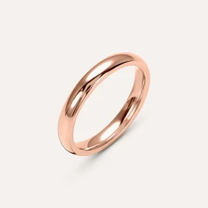 Fede Comoda 3 mm Oro Rosa